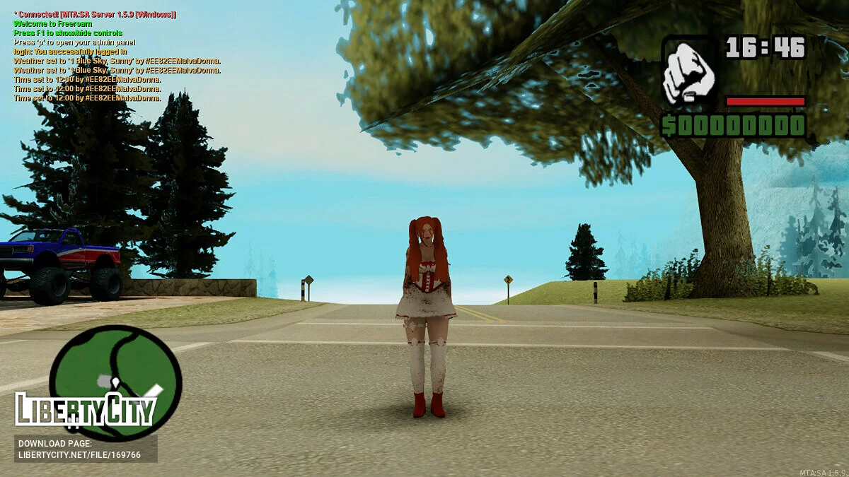Female Skin «IT» Cosplay / GTA San Andreas