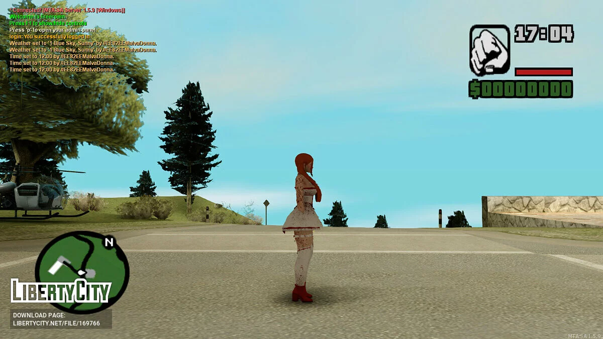Female Skin «IT» Cosplay / GTA San Andreas