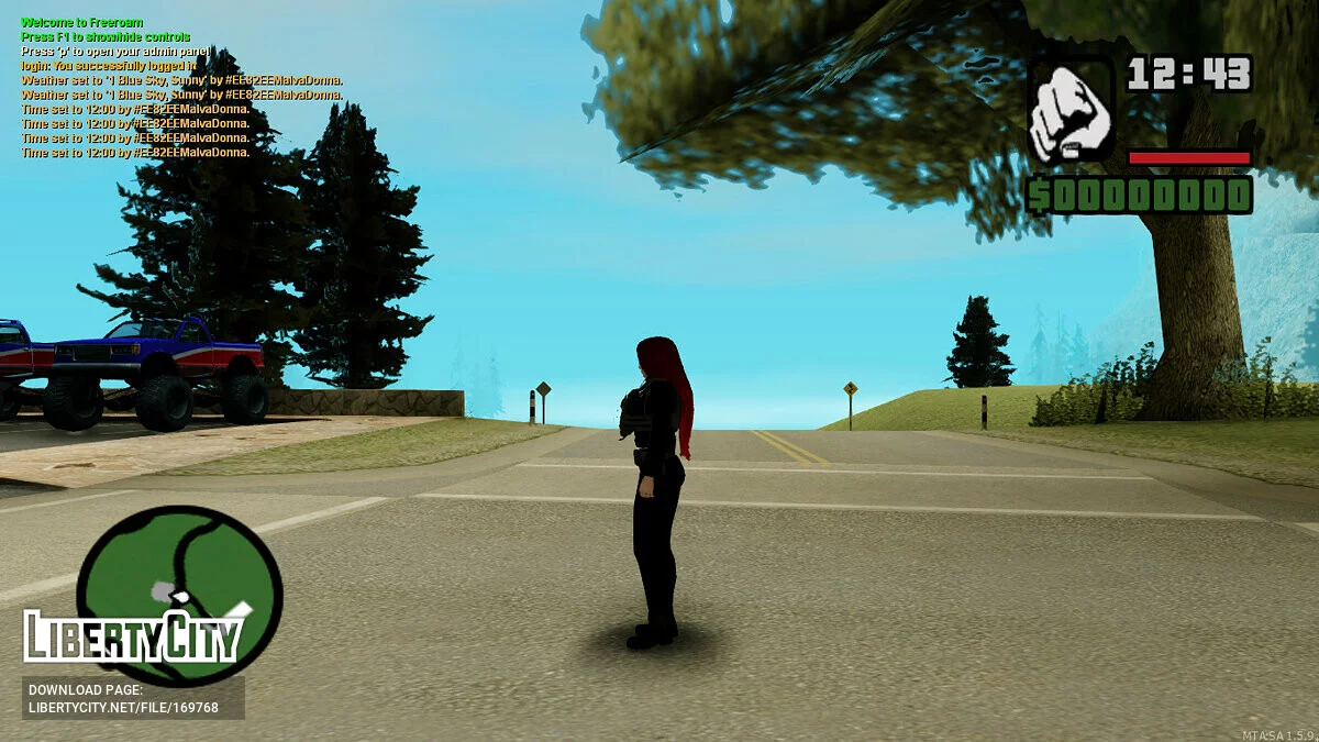 Жінка в Поліцейській Формі / GTA San Andreas