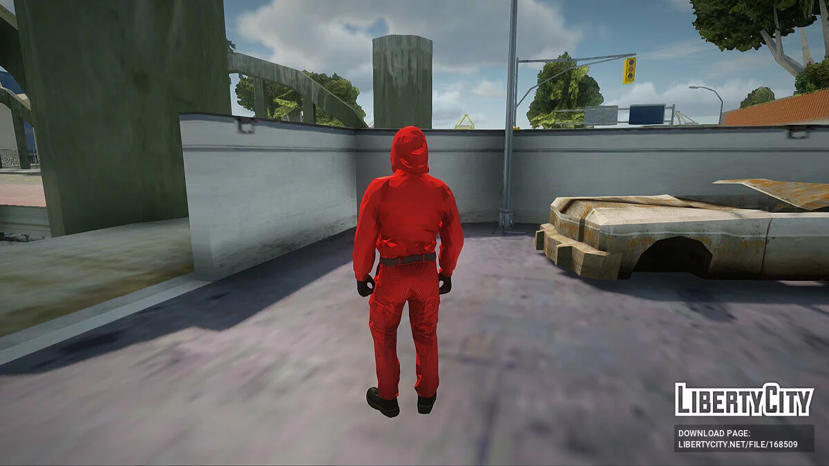 Skin aus dem Tintenfisch-Spiel (Kreis) / GTA San Andreas