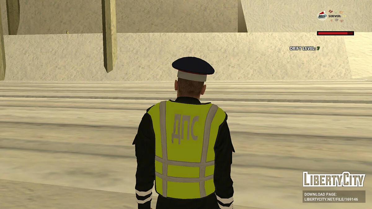Petugas Dinas Lalu Lintas dalam Seragam Musim Panas / GTA San Andreas