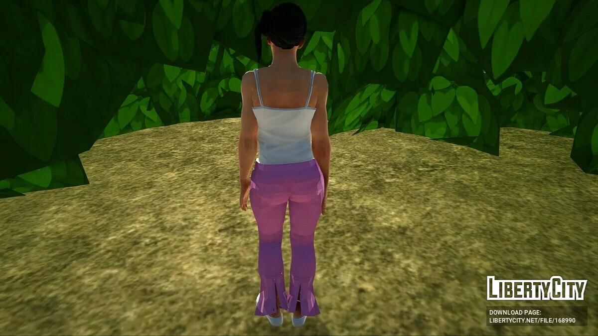 Zafina dalam Piyama dari Tekken 7 / GTA San Andreas