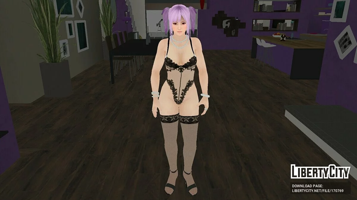 Ayane im Stripper-Kostüm / GTA San Andreas