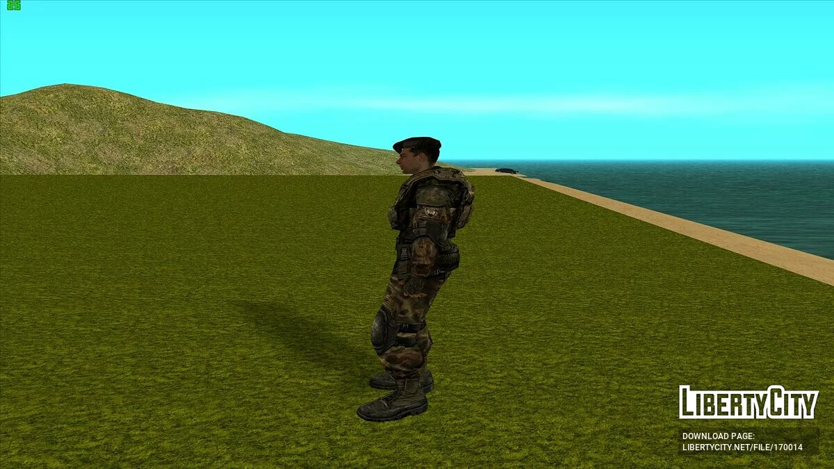 Дегтярёв в бронекостюме «Берилл-5М» из S.T.A.L.K.E.R / GTA San Andreas