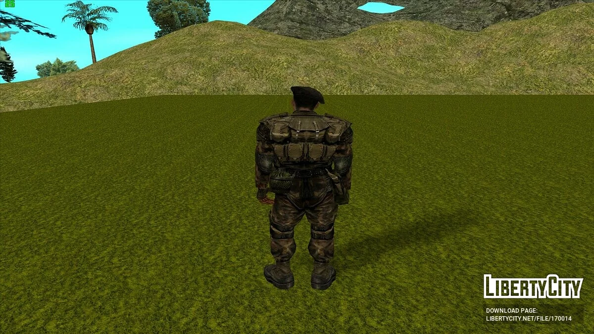 Дегтярёв в бронекостюме «Берилл-5М» из S.T.A.L.K.E.R / GTA San Andreas