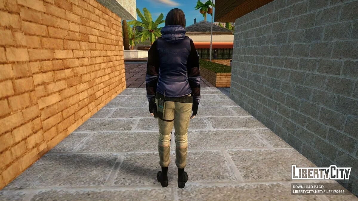 Jill Valentine (Russia) from Resident Evil Umbrella Chronicles / GTA San Andreas