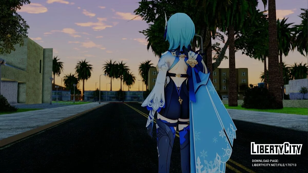 Eula de Genshin Impact / GTA San Andreas