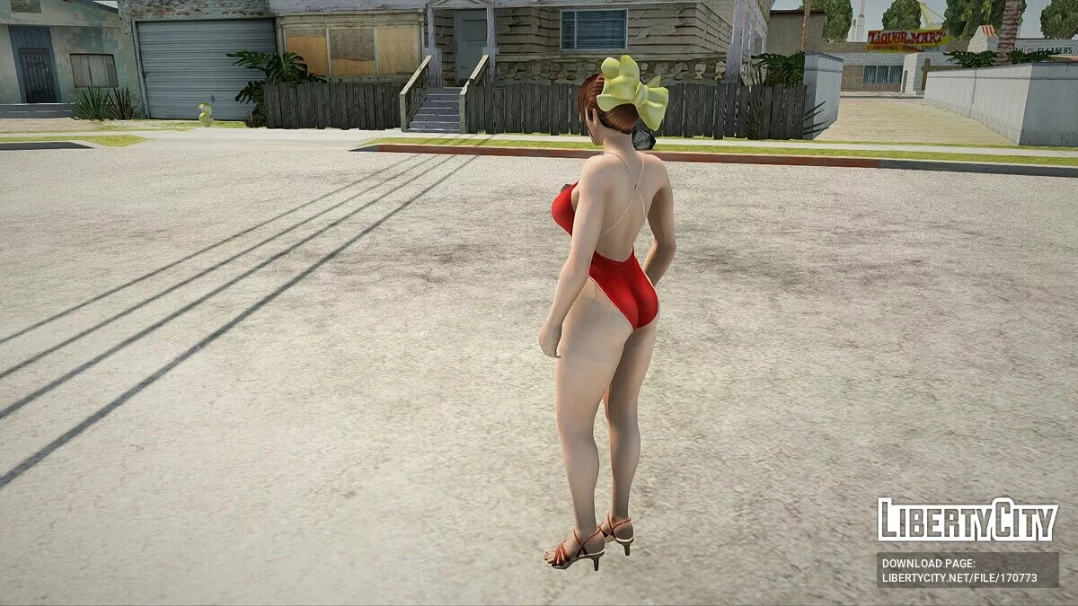 Mai Shiranui en traje de baño rojo / GTA San Andreas