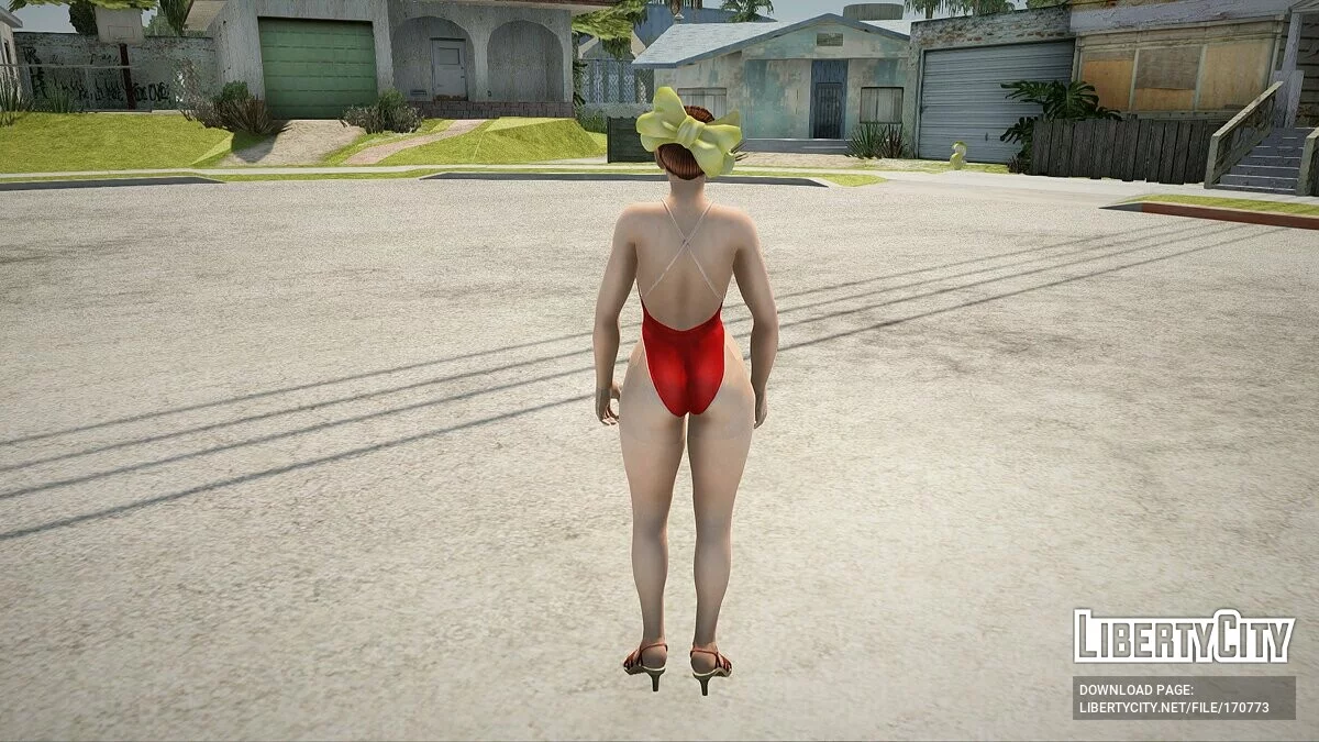 Mai Shiranui en traje de baño rojo / GTA San Andreas