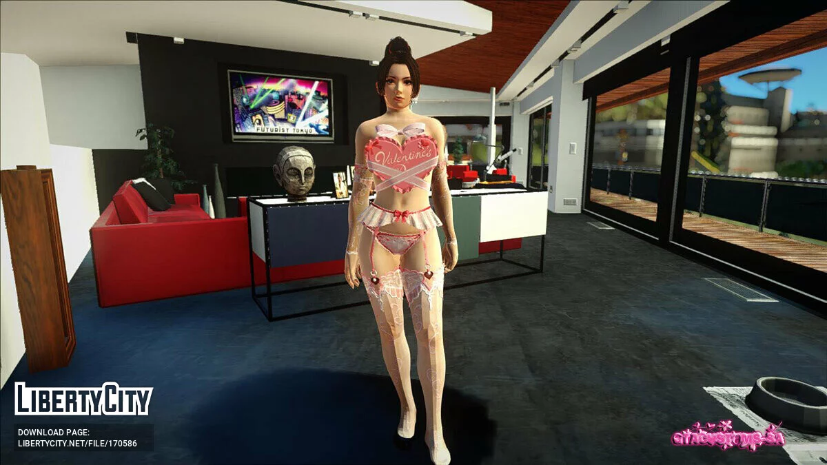 Mai Shiranui Jour de la Saint-Valentin / GTA San Andreas