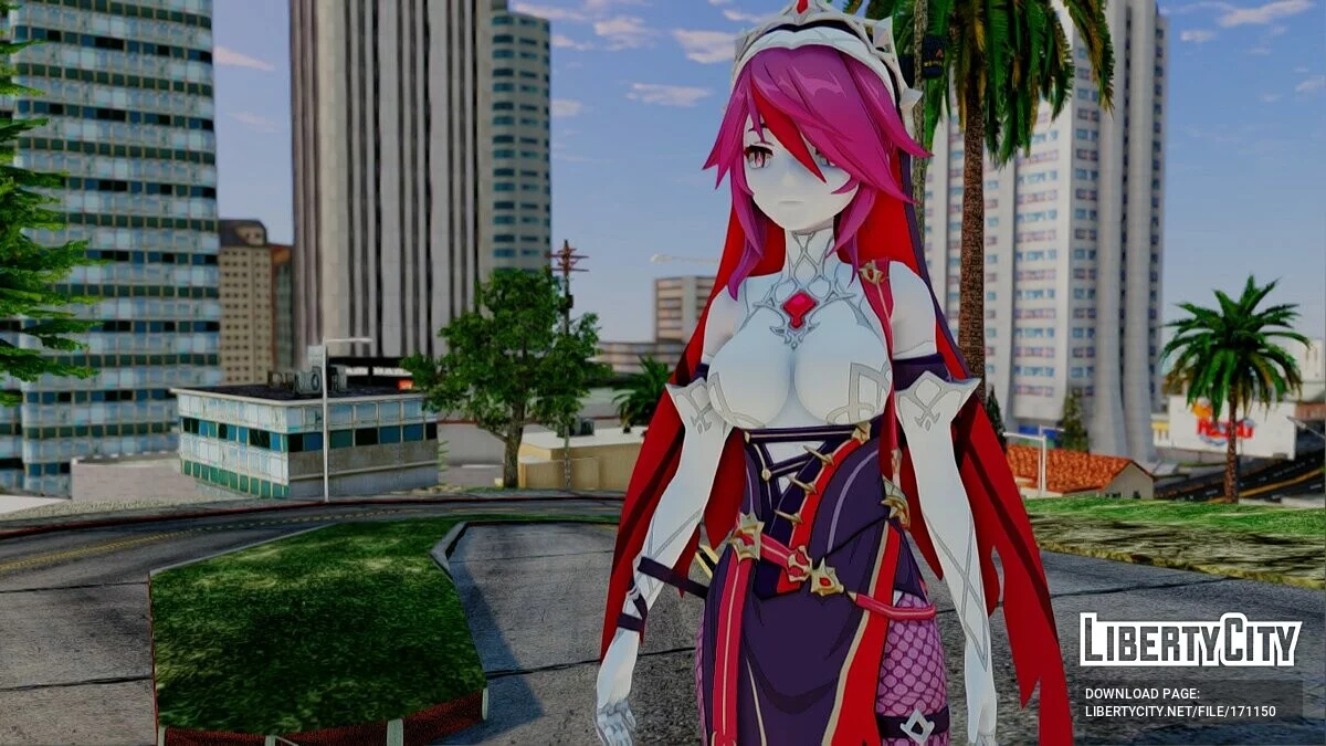 Rosaria de Genshin Impact / GTA San Andreas