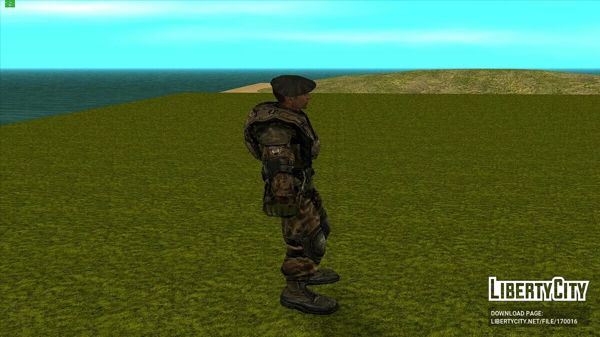 ستريلك في بدلة مدرعة «بيريل-5 إم» من S.T.A.L.K.E.R / جي تي إيه سان أندرياس