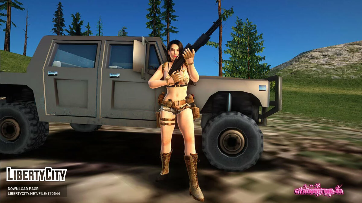 Тіна Армстронг Scarlet / GTA San Andreas