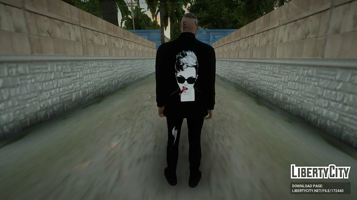 Gangster in black / GTA San Andreas