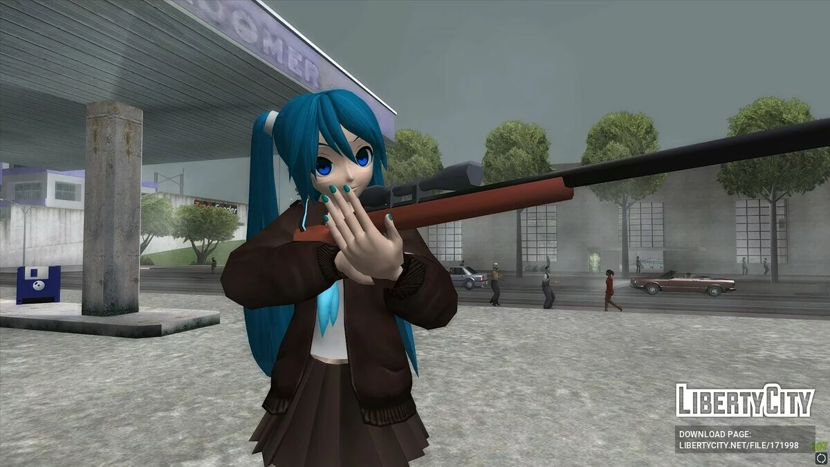 Hatsune Miku (Rolling Girl) / GTA San Andreas