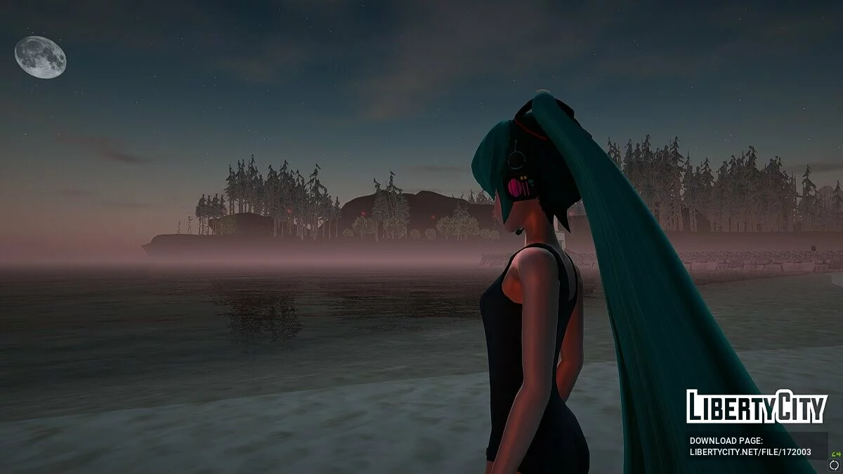 Hatsune Miku Traje de Banho S (PDFT) / GTA San Andreas