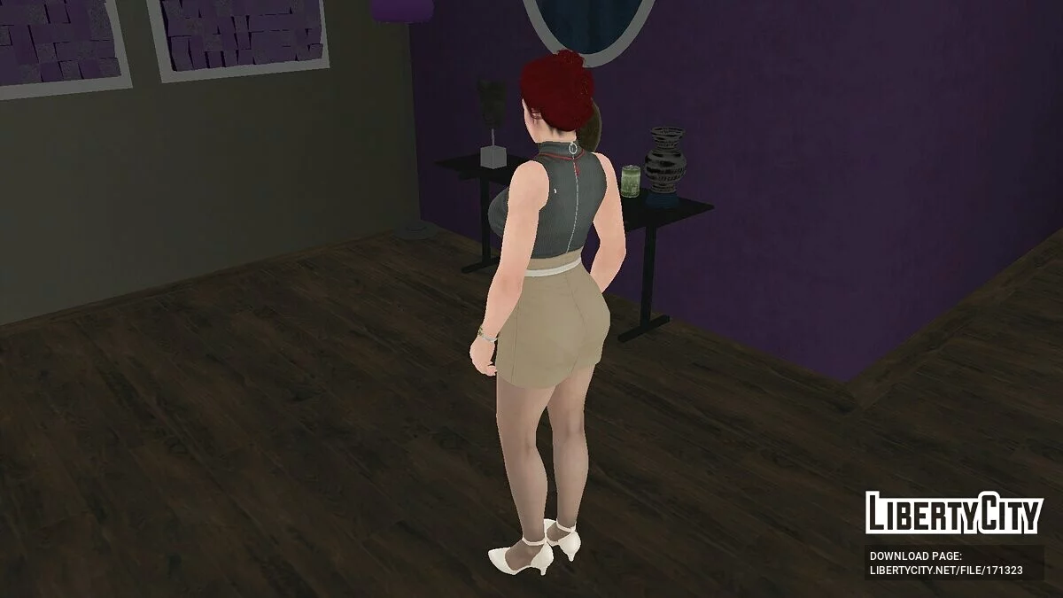 Kasumi en ropa de oficina / GTA San Andreas