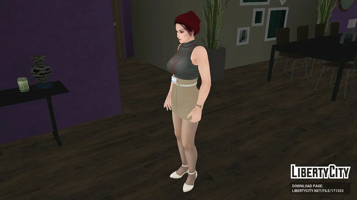 Kasumi en ropa de oficina / GTA San Andreas