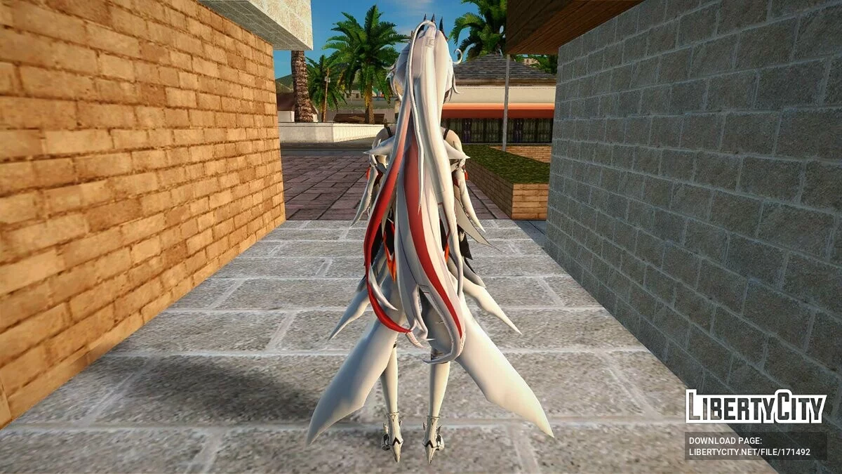 Kianna from HOF Honkai Impact / GTA San Andreas