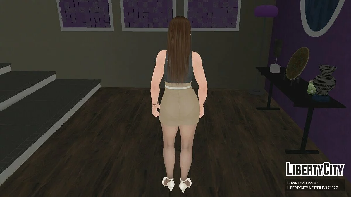 Lei Fang en ropa de oficina / GTA San Andreas