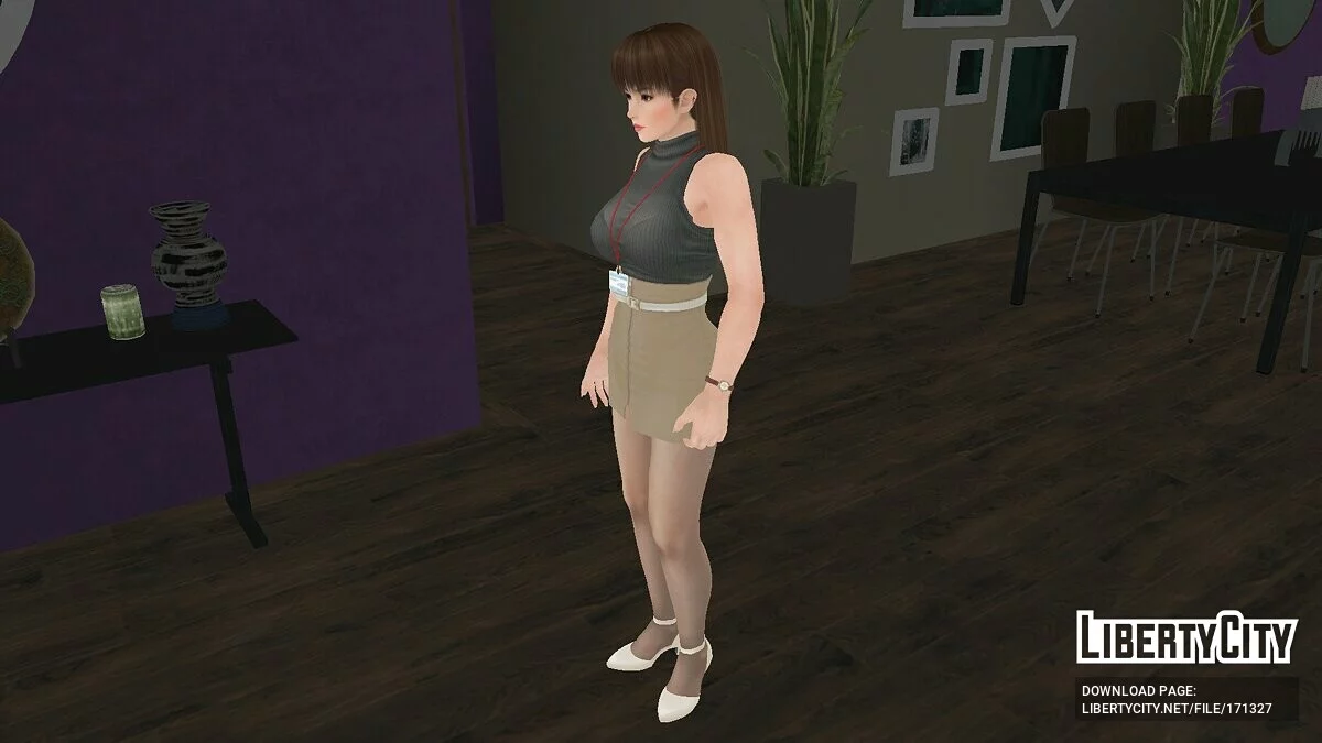 Lei Fang en ropa de oficina / GTA San Andreas