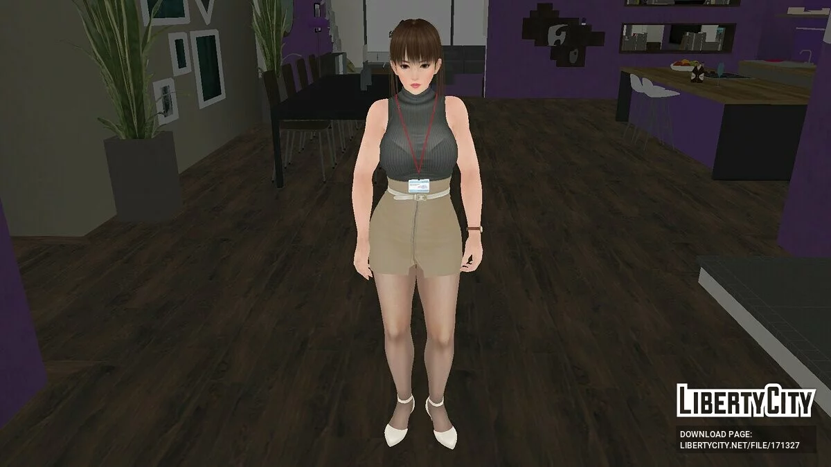 Lei Fang en ropa de oficina / GTA San Andreas