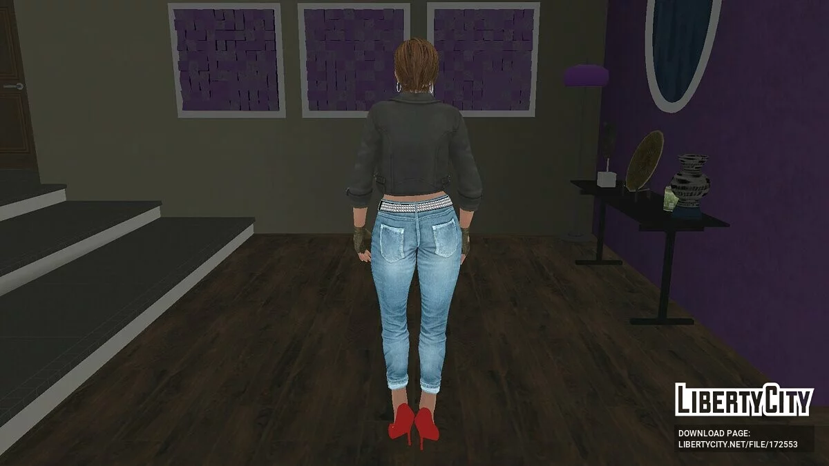 Ліза Хемілтон у повсякденному одязі / GTA San Andreas
