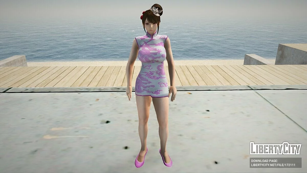 Mai Shiranui im Qipao-Kleid / GTA San Andreas