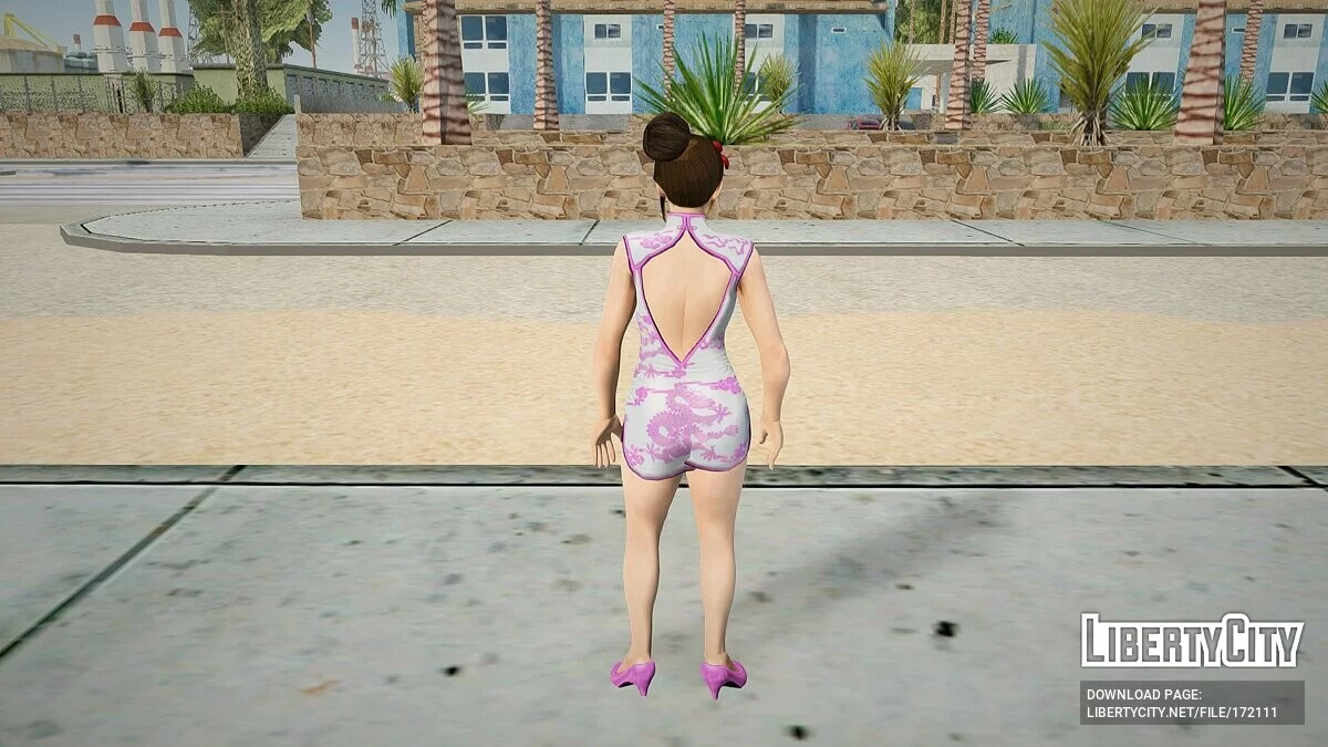 Mai Shiranui im Qipao-Kleid / GTA San Andreas