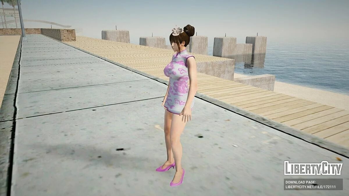 Mai Shiranui im Qipao-Kleid / GTA San Andreas