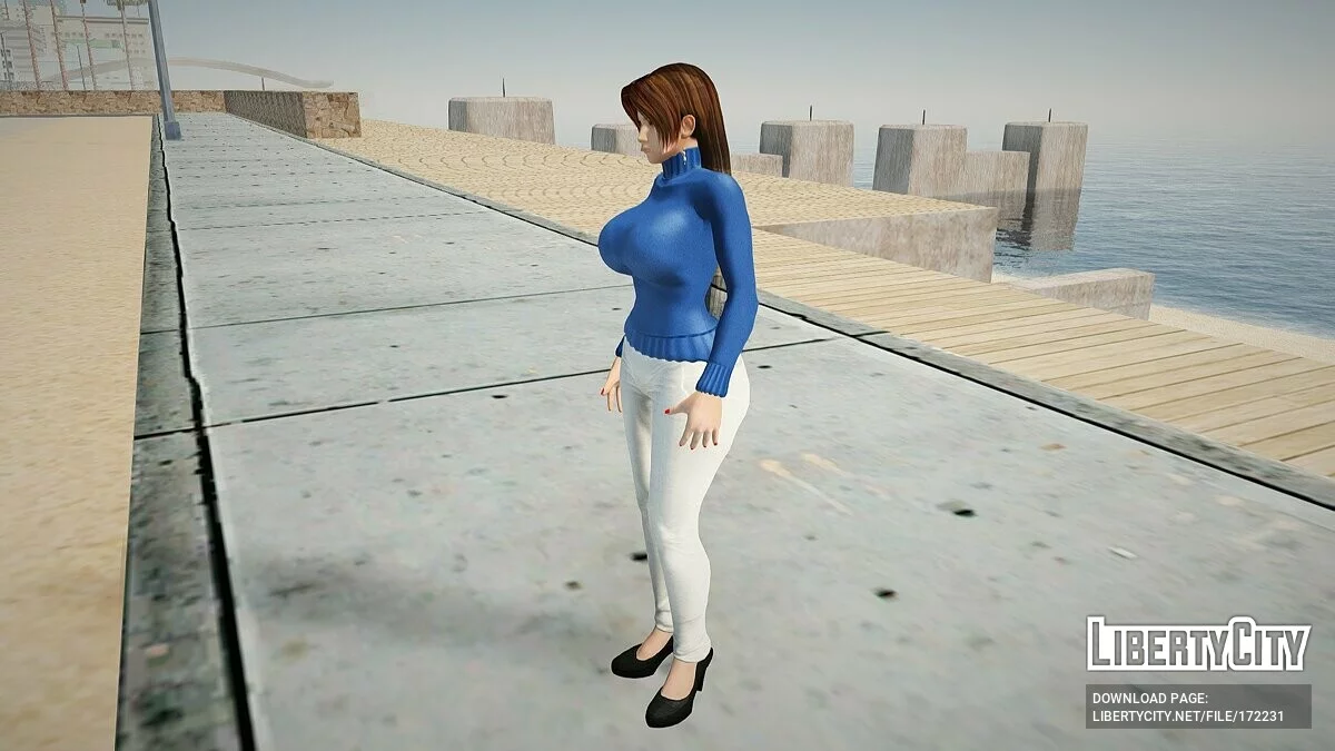 Май Ширануї в повсякденному одязі / GTA San Andreas