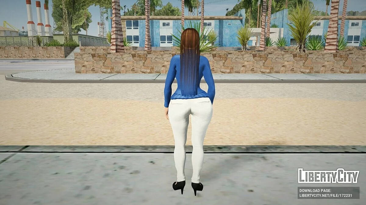 Май Ширануї в повсякденному одязі / GTA San Andreas