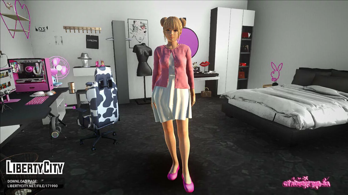 Marie Rose en Vestido Casual / GTA San Andreas