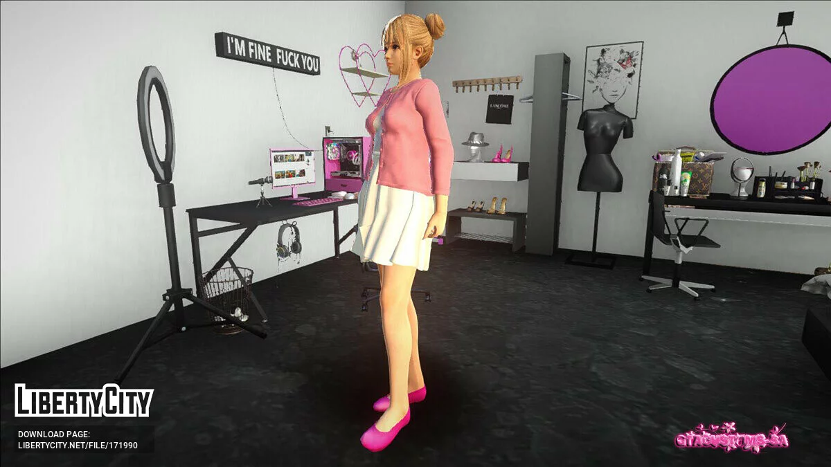 Marie Rose en Vestido Casual / GTA San Andreas