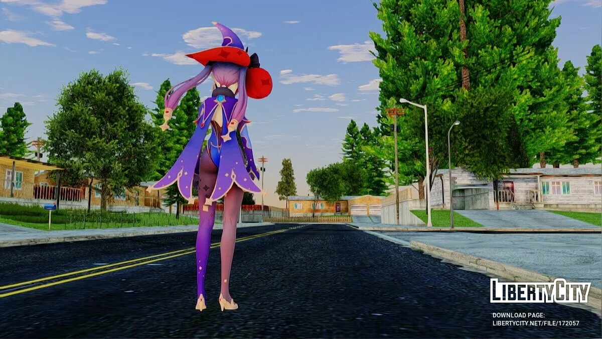 Mona de Genshin Impact / GTA San Andreas