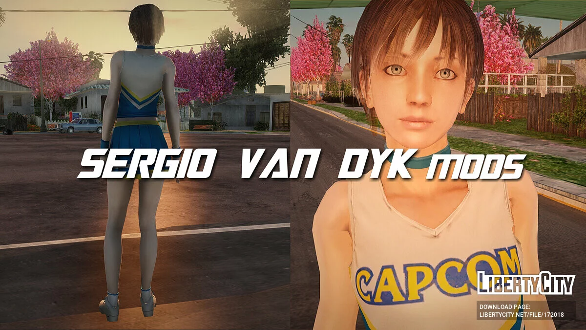Rebecca Chambers cheerleader / GTA San Andreas