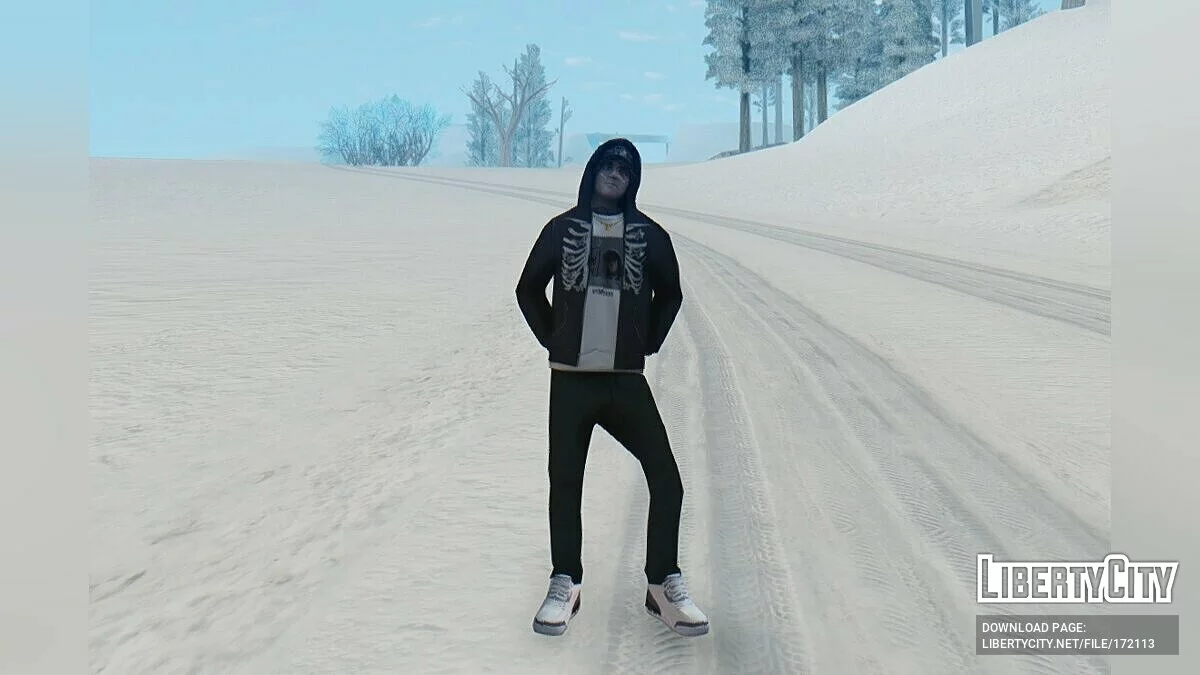 Modelo del rapero 163ONMYNECK / GTA San Andreas