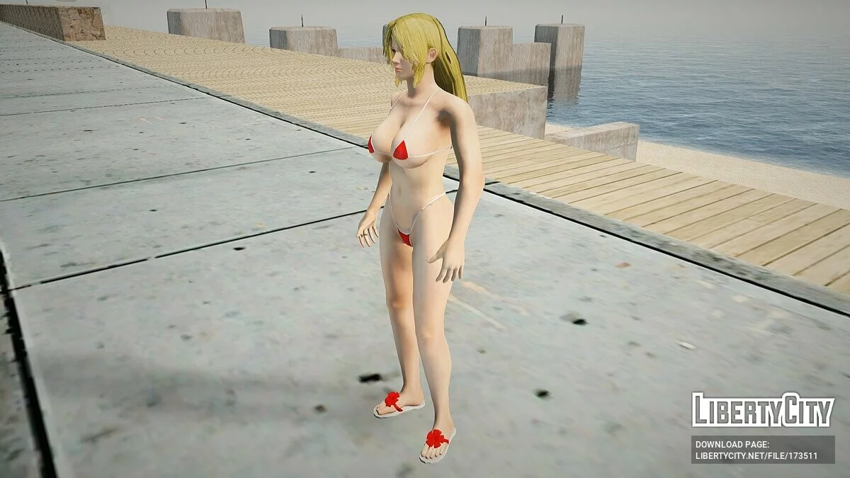 Хелена Дуглас в микро-бикини / GTA San Andreas