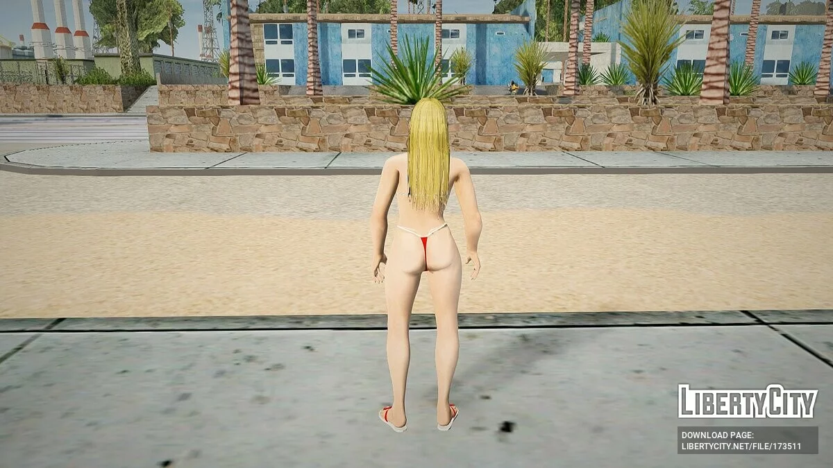 Хелена Дуглас в микро-бикини / GTA San Andreas