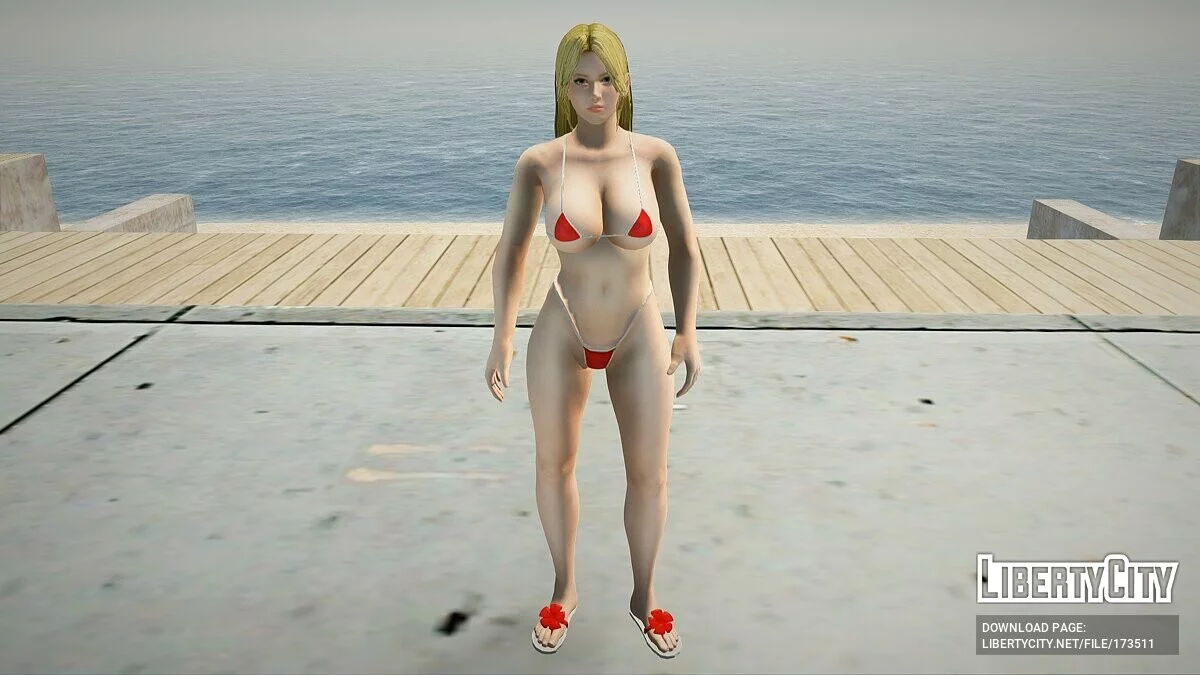 Хелена Дуглас в микро-бикини / GTA San Andreas