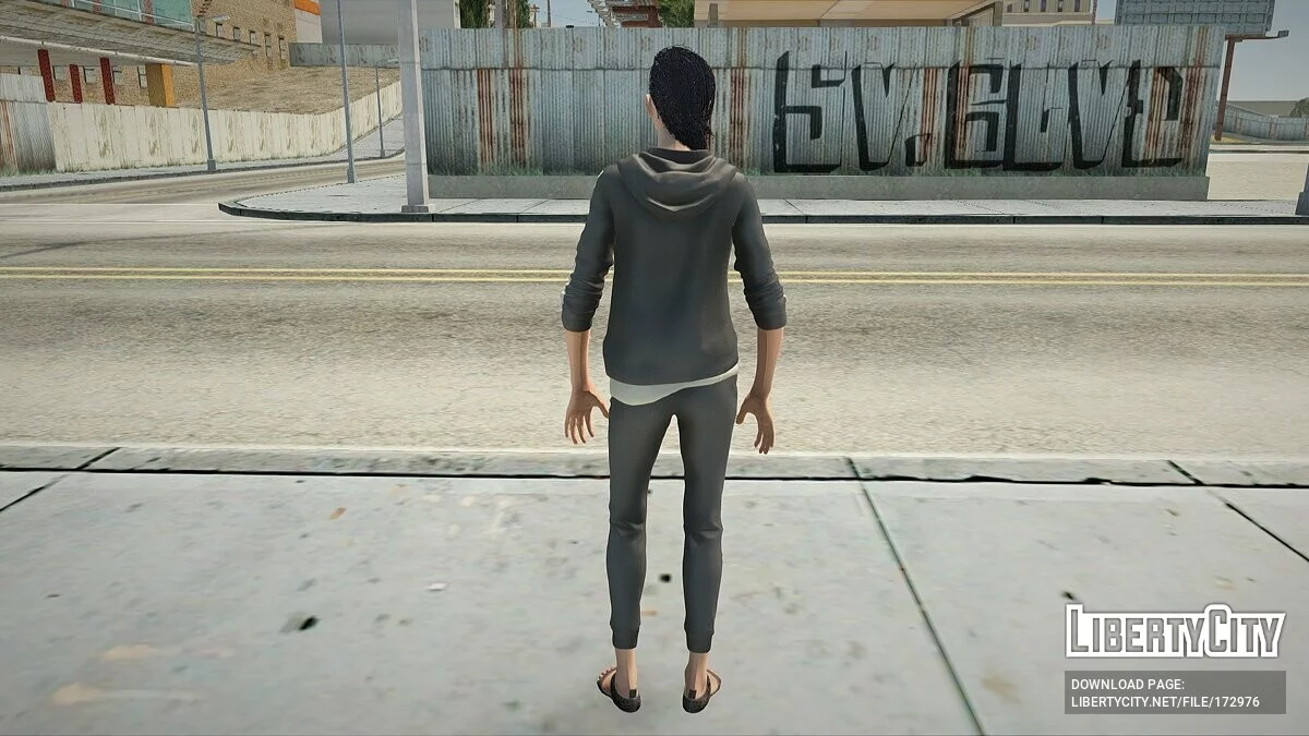 Rinko dari GhostWire: Tokyo / GTA San Andreas