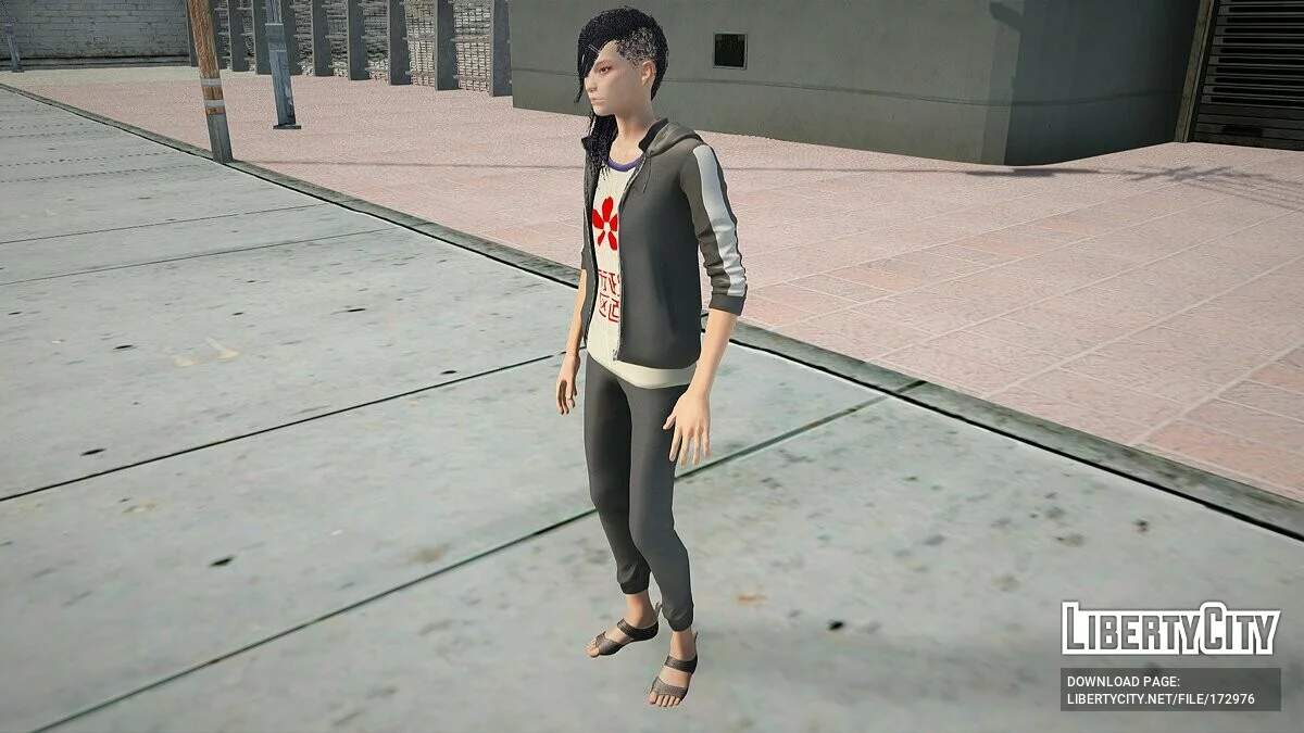 Rinko dari GhostWire: Tokyo / GTA San Andreas