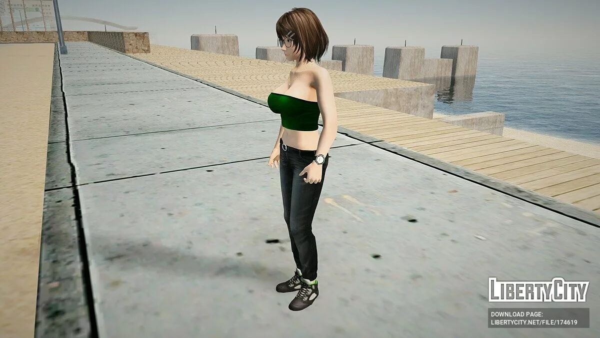 Цукуші у повсякденному одязі / GTA San Andreas