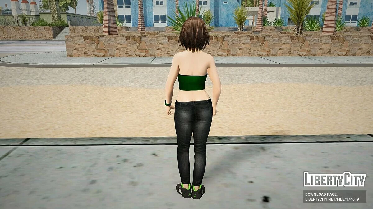 Цукуші у повсякденному одязі / GTA San Andreas