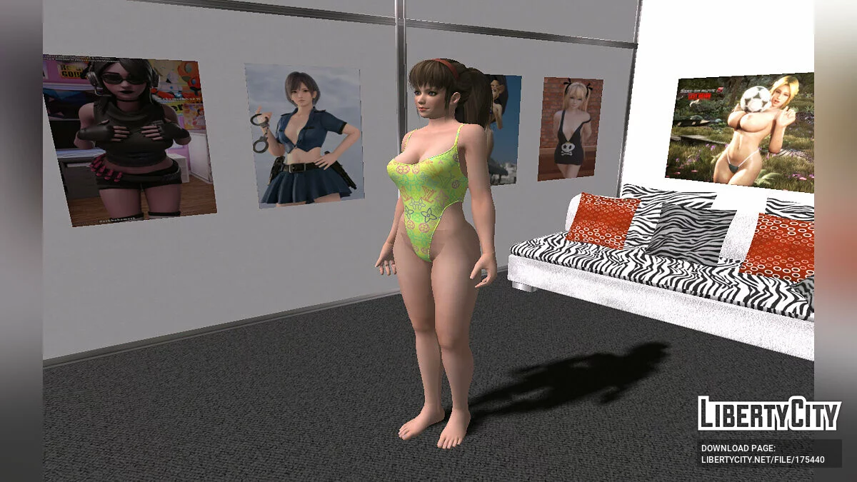 Hitomi - maiô Louis Vuitton / GTA San Andreas