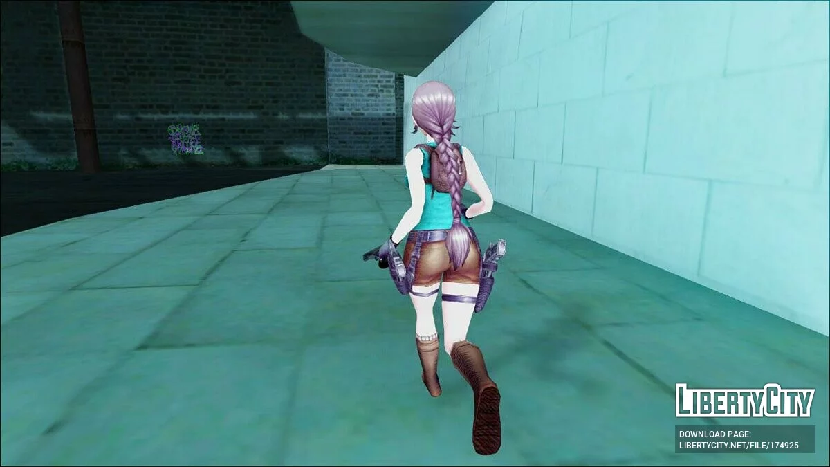 Lara Croft de Tomb Raider (Anime) / GTA San Andreas