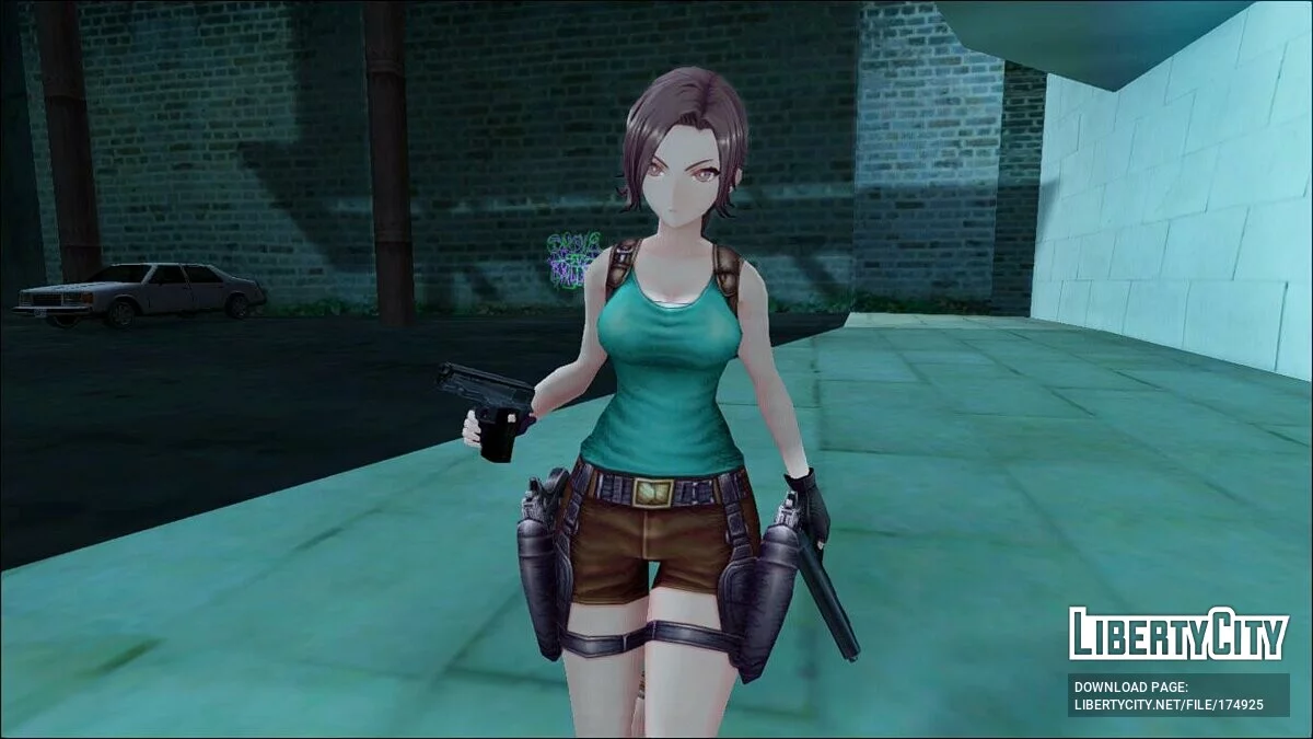Lara Croft de Tomb Raider (Anime) / GTA San Andreas