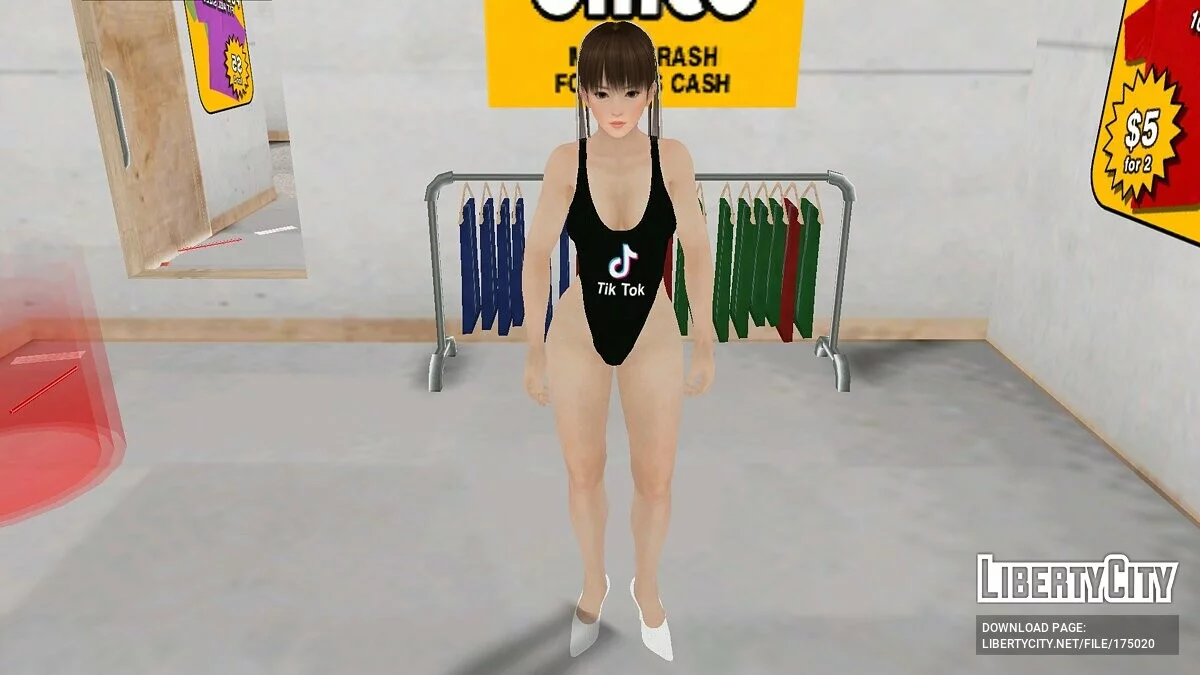 Lei Fang dalam Bikini TikTok / GTA San Andreas