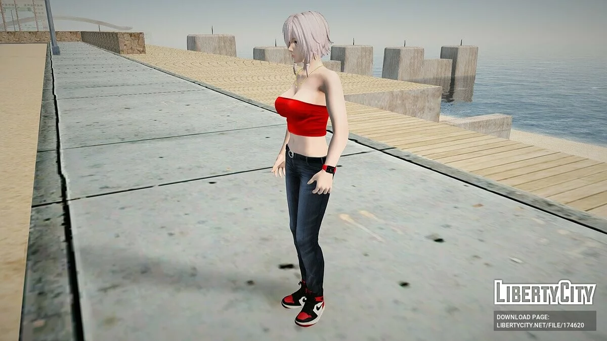 Луна в повсякденному одязі / GTA San Andreas