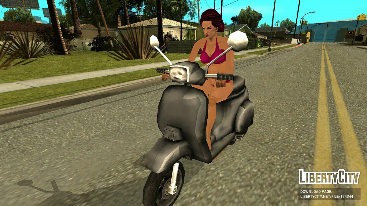 Mercedes in a swimsuit for GTA SA / GTA San Andreas